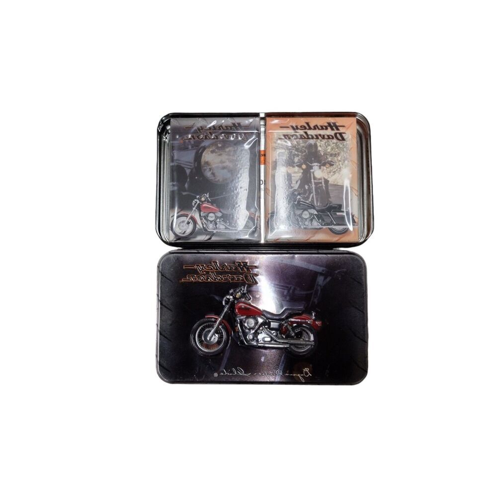 Harley Davidson‎ Sealed Playing cards in tin case